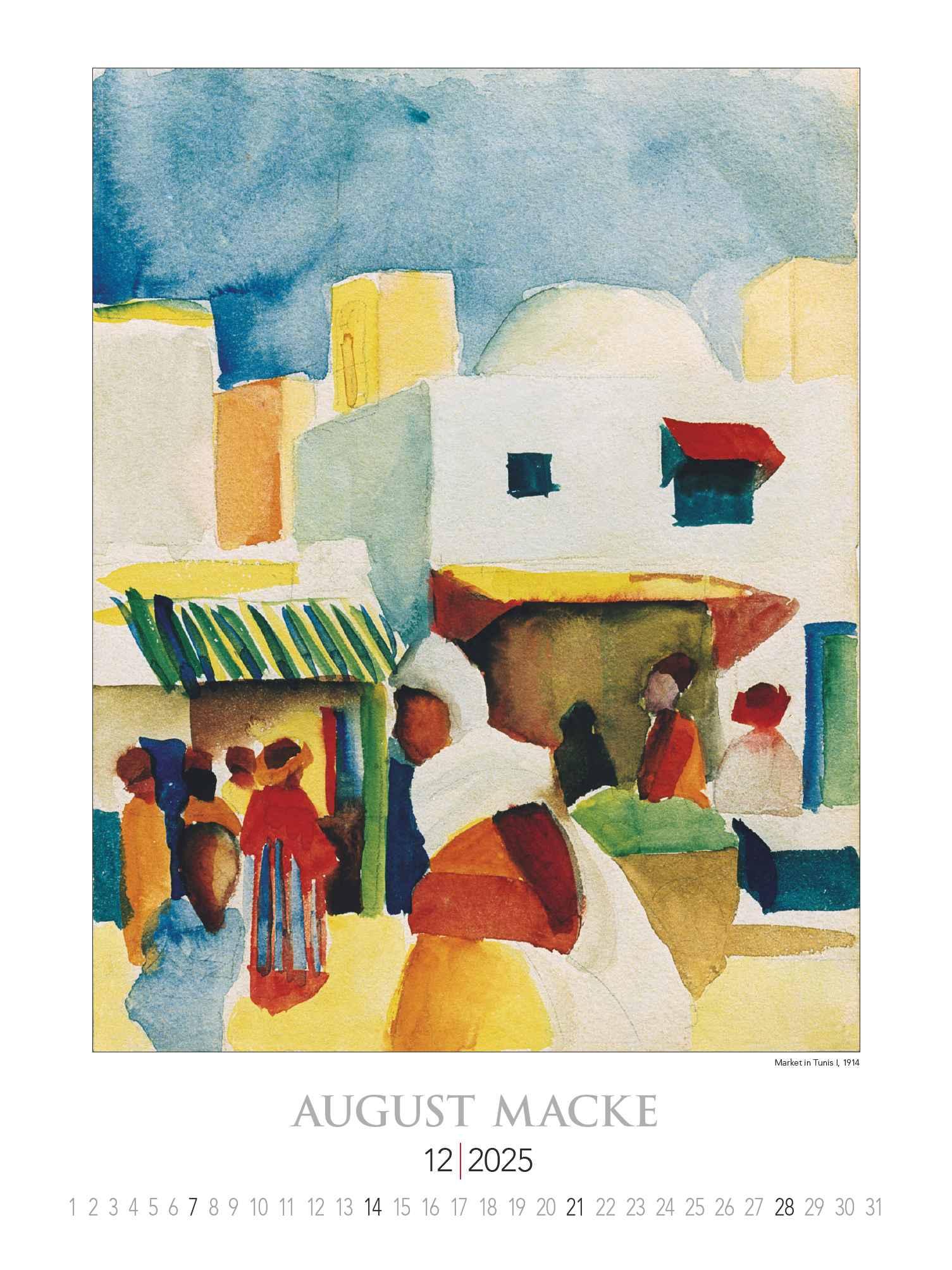 Bild: 4251732344092 | Tunisreise - Macke, Klee 2025 - Bild-Kalender 42x56 cm -...