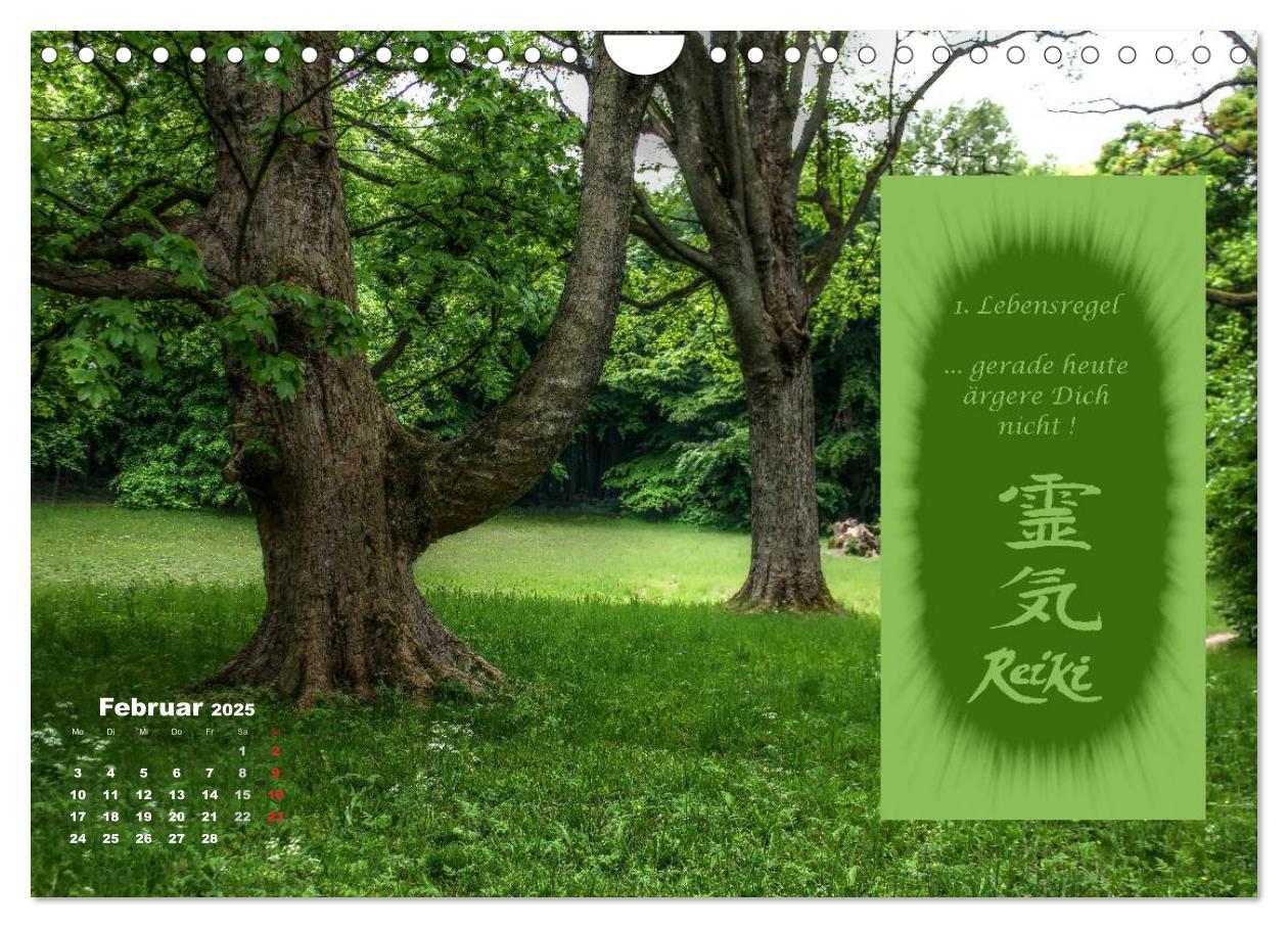 Bild: 9783435602629 | REIKI - Chakrameditation (Wandkalender 2025 DIN A4 quer), CALVENDO...