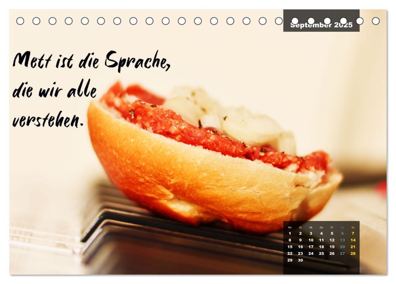 Bild: 9783435032341 | Mettkalender - Spread some more Mett (Tischkalender 2025 DIN A5...