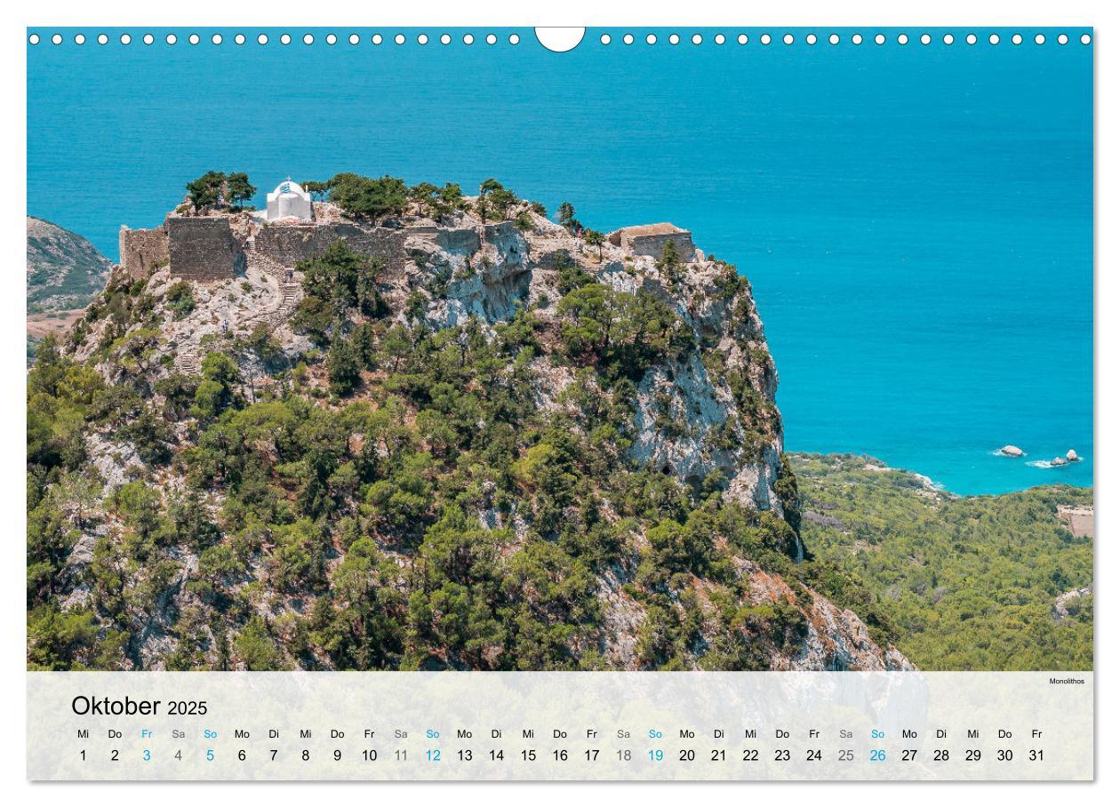 Bild: 9783383926303 | Rhodos - Die Highlights der Insel (Wandkalender 2025 DIN A3 quer),...