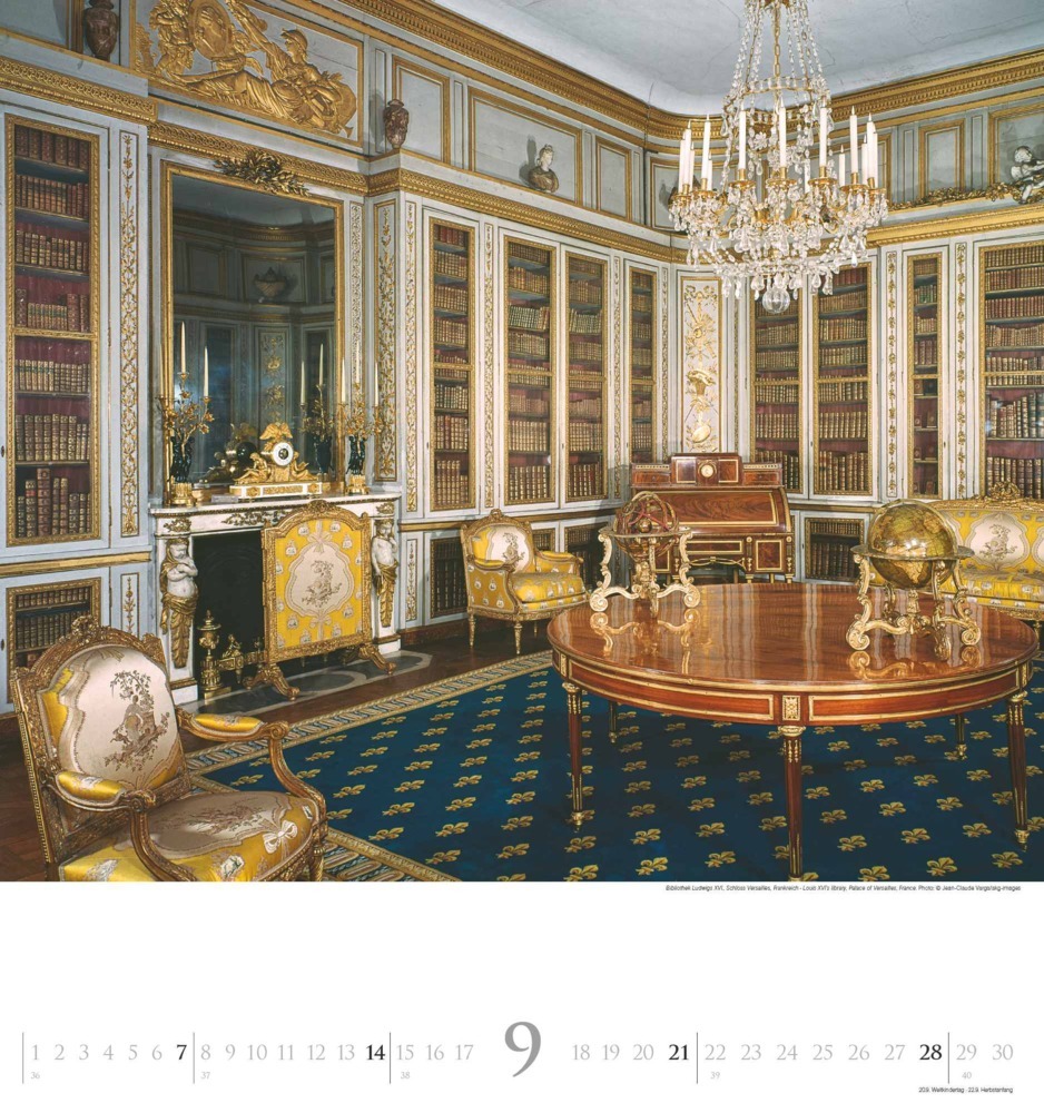 Bild: 4250809654188 | DUMONT - Bibliotheken 2025 Wandkalender, 45x48cm,...