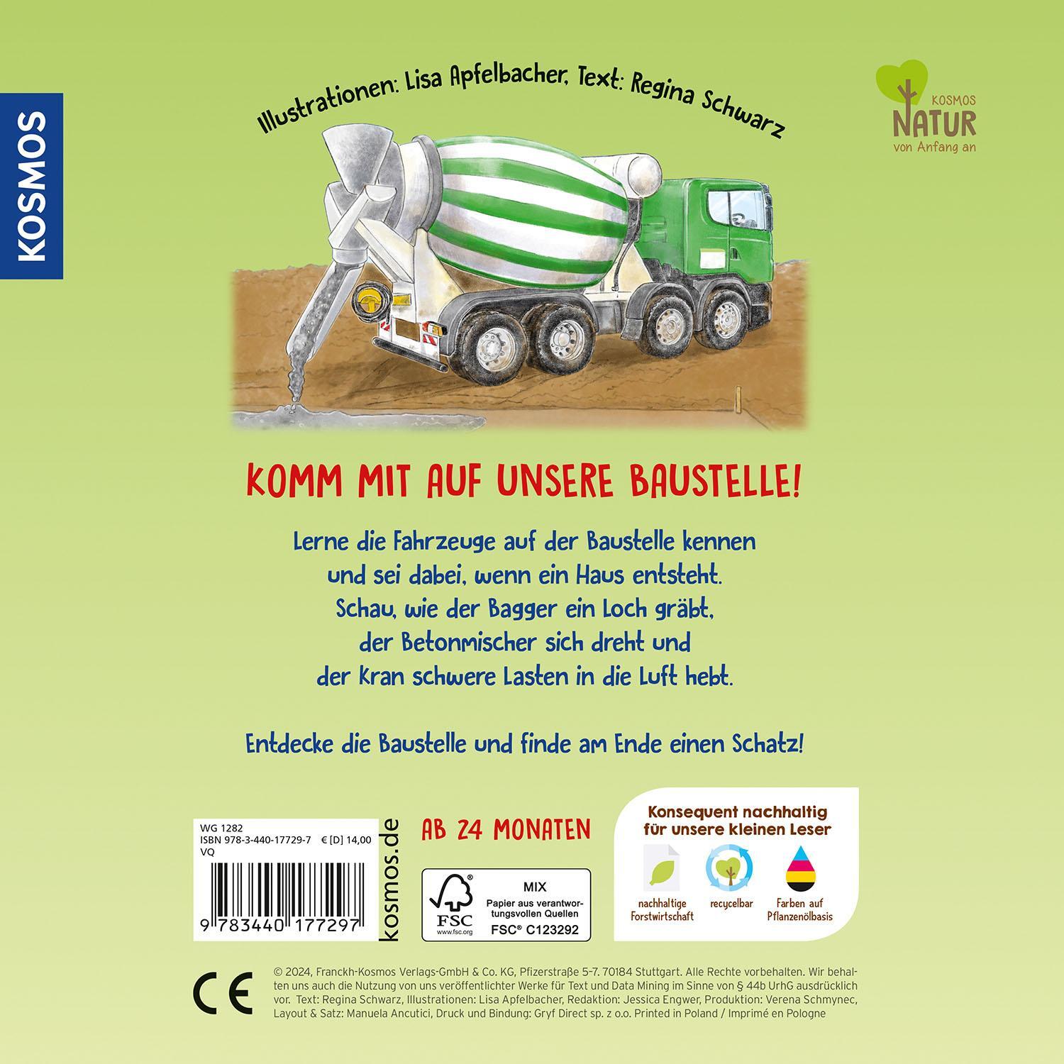 Rückseite: 9783440177297 | Guck mal unsere Baustelle | Regina Schwarz (u. a.) | Buch | 24 S.