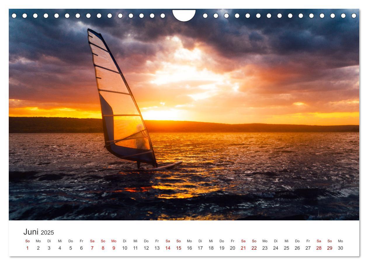 Bild: 9783383927898 | Windsurfen - Wellen und Wind (Wandkalender 2025 DIN A4 quer),...