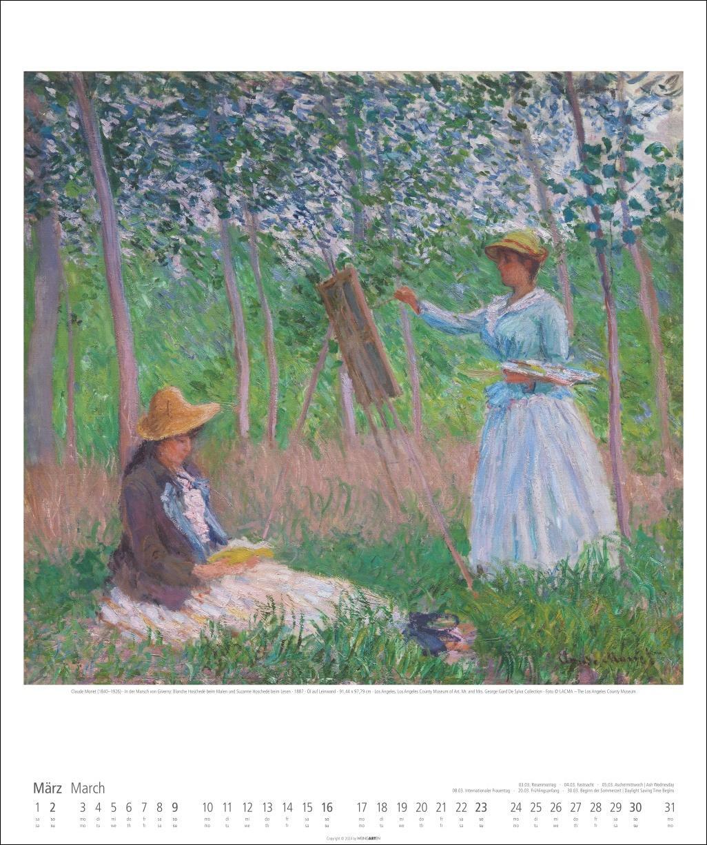 Bild: 9783839900178 | Claude Monet Kalender 2025 | Kalender | Spiralbindung | 14 S. | 2025