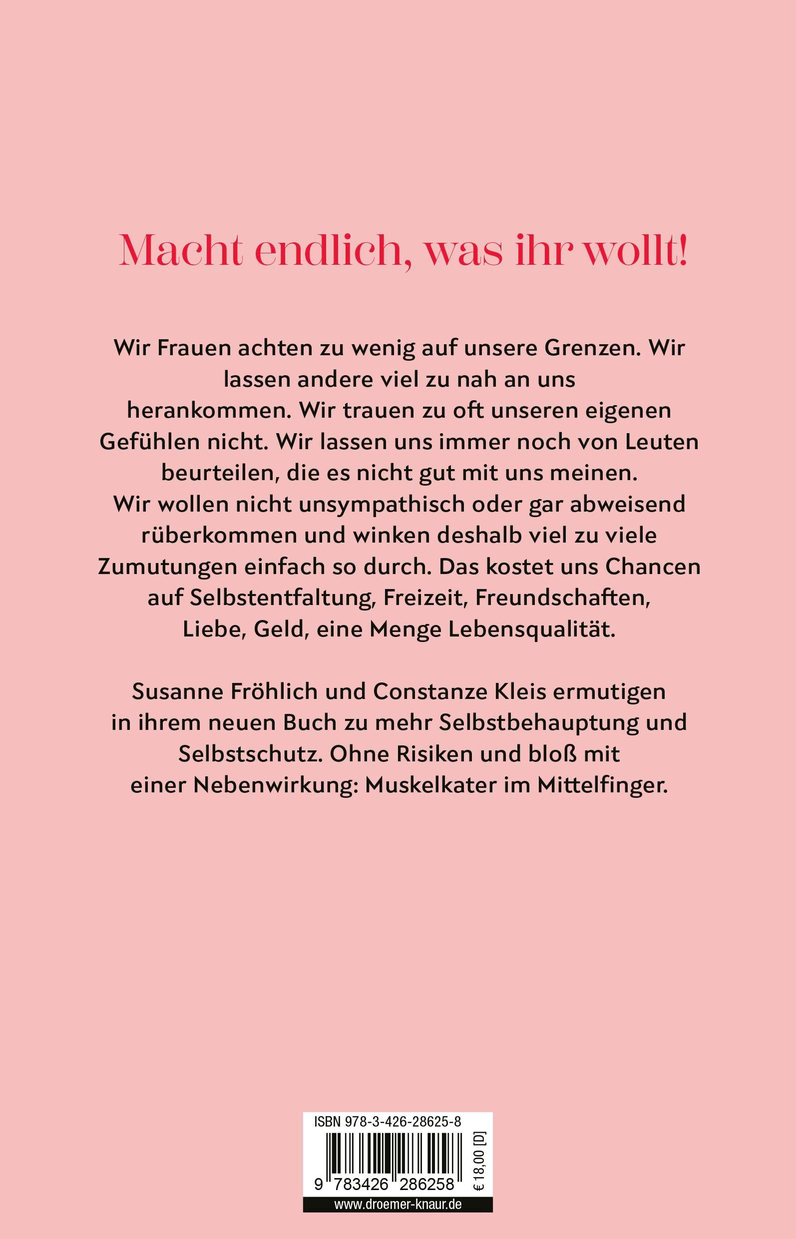 Rückseite: 9783426286258 | Halte den Kopf hoch und den Mittelfinger höher | Fröhlich (u. a.)