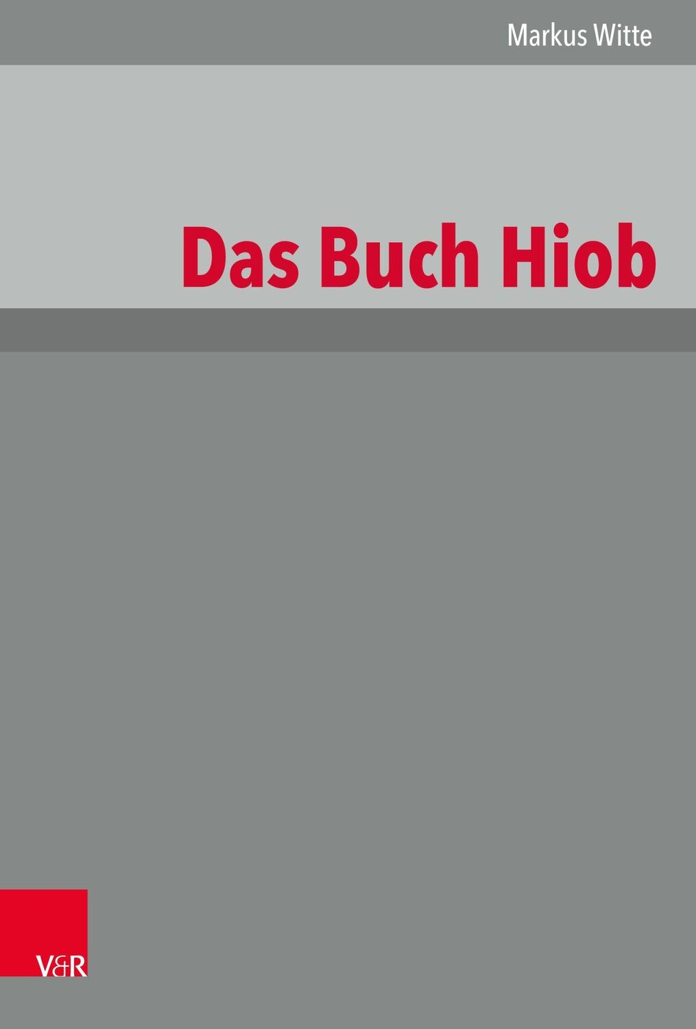 Cover: 9783525516430 | Das Buch Hiob | Markus Witte | Buch | L | Deutsch | 2021