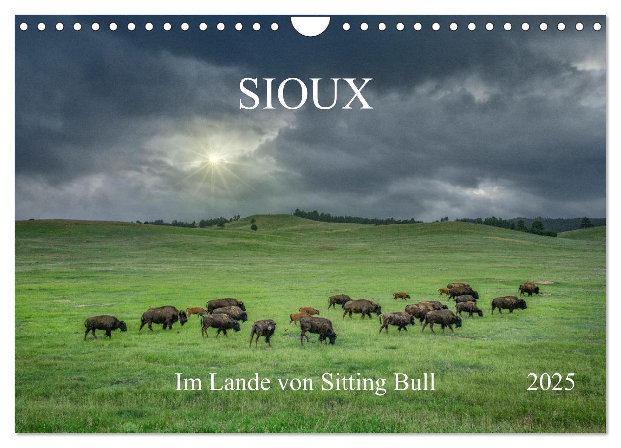 Cover: 9783457164105 | Sioux Im Lande von Sitting Bull (Wandkalender 2025 DIN A4 quer),...