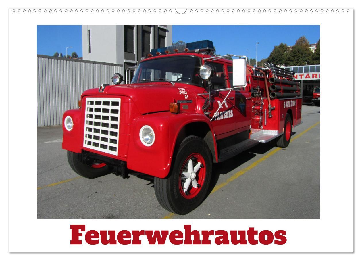 Cover: 9783383997846 | Feuerwehrautos (Wandkalender 2025 DIN A2 quer), CALVENDO...