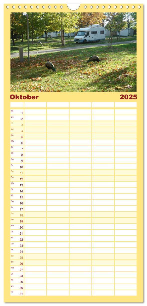 Bild: 9783457116500 | Familienplaner 2025 - Wohnmobil-Reisen mit 5 Spalten (Wandkalender,...