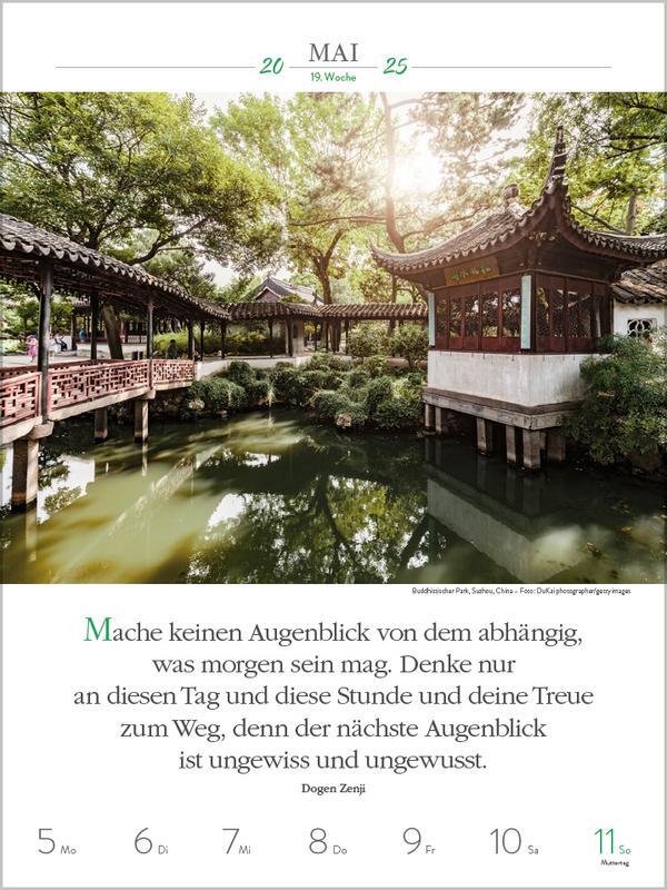 Bild: 9783731877264 | Buddhistische Weisheiten 2025 | Verlag Korsch | Kalender | 54 S.