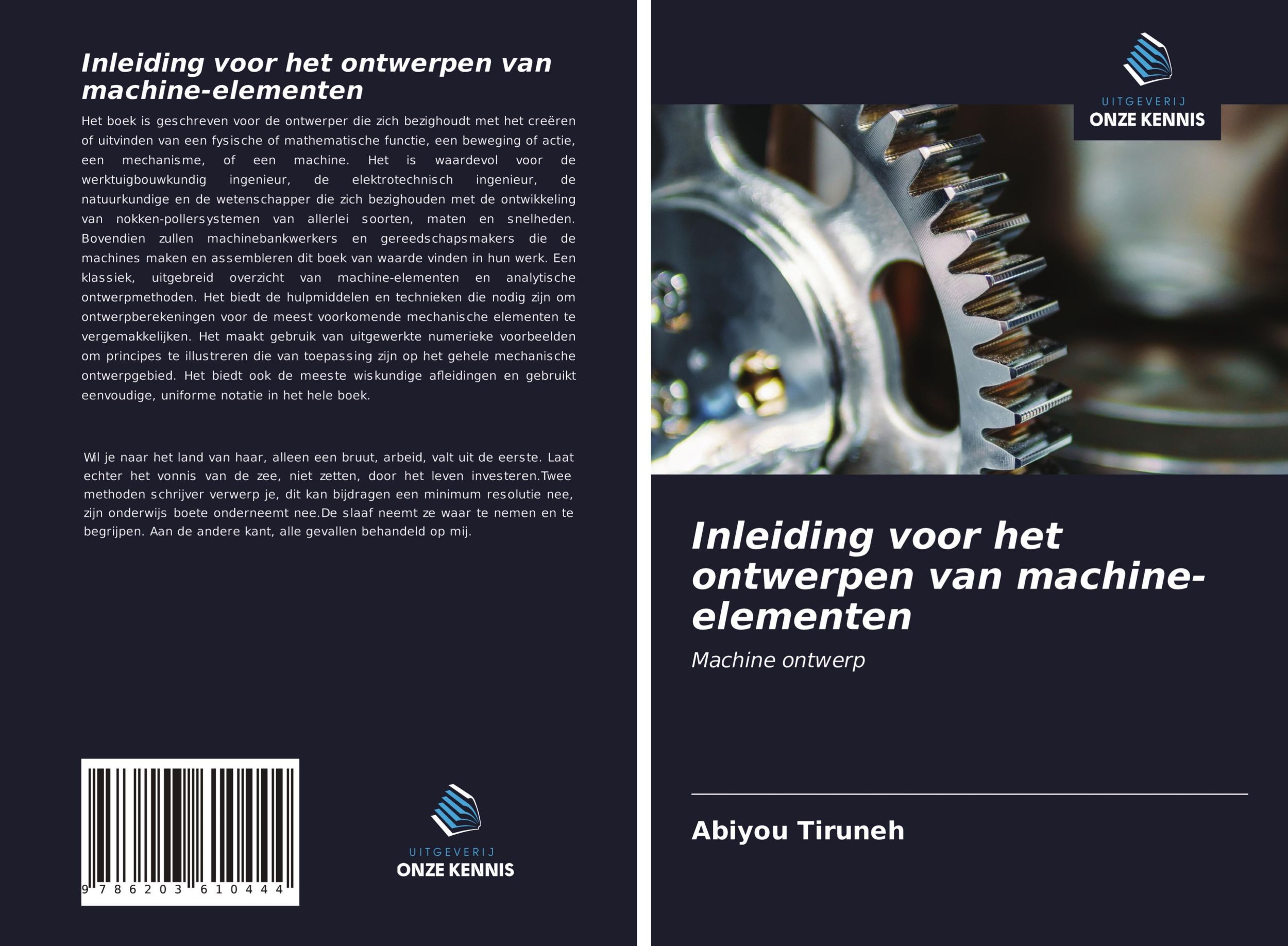 Cover: 9786203610444 | Inleiding voor het ontwerpen van machine-elementen | Machine ontwerp