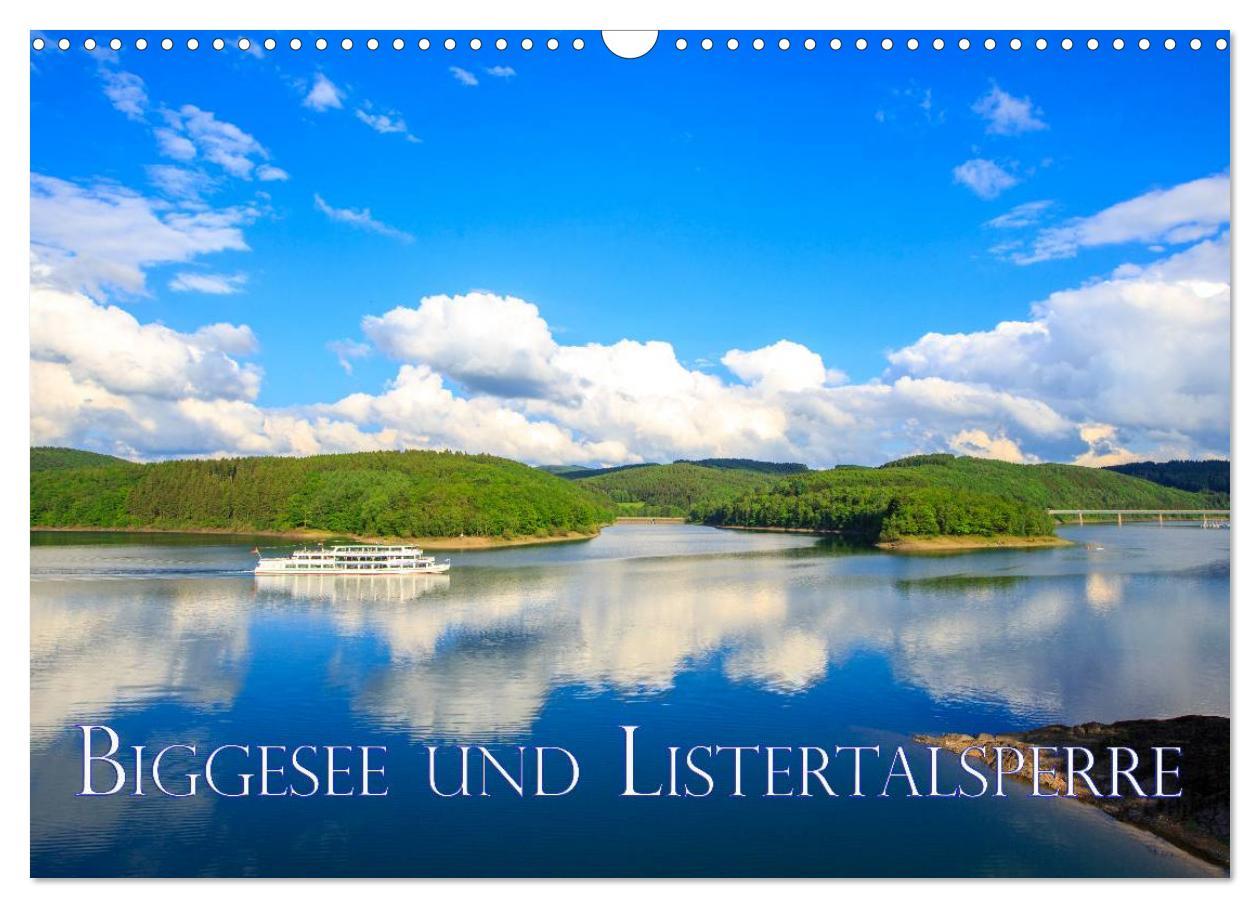 Cover: 9783435698912 | Biggesee und Listertalsperre (Wandkalender 2025 DIN A3 quer),...