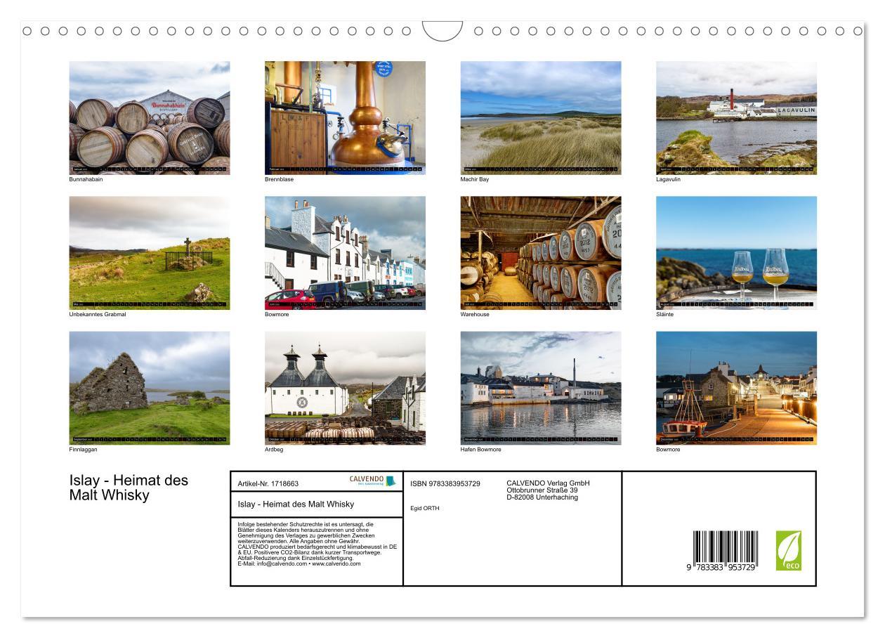 Bild: 9783383953729 | Islay - Heimat des Malt Whisky (Wandkalender 2025 DIN A3 quer),...