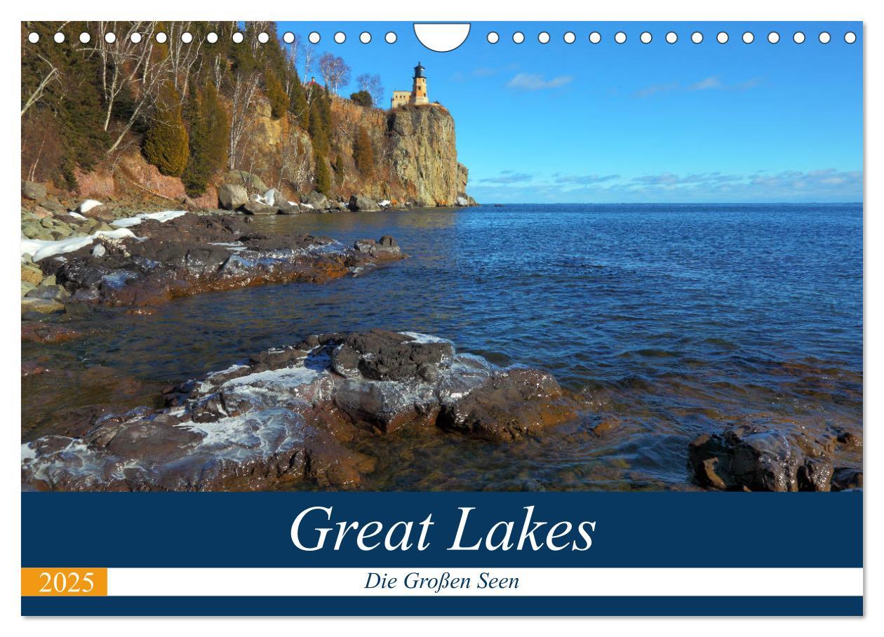 Cover: 9783435166510 | Great Lakes - Die großen Seen (Wandkalender 2025 DIN A4 quer),...