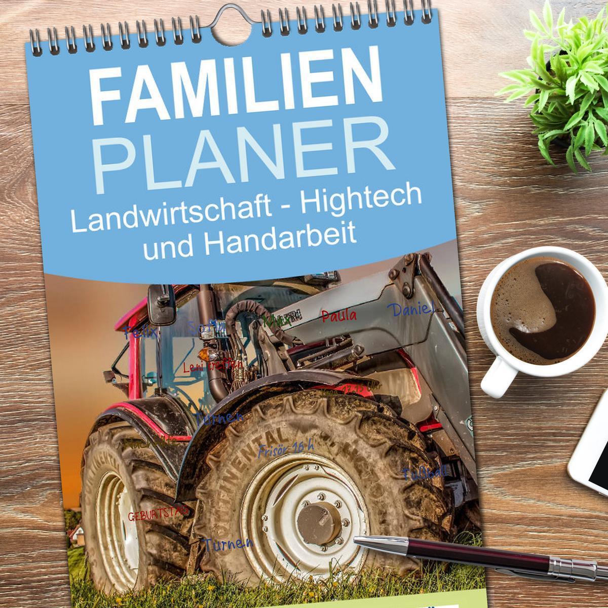 Bild: 9783457121832 | Familienplaner 2025 - Landwirtschaft - Hightech und Handarbeit mit...