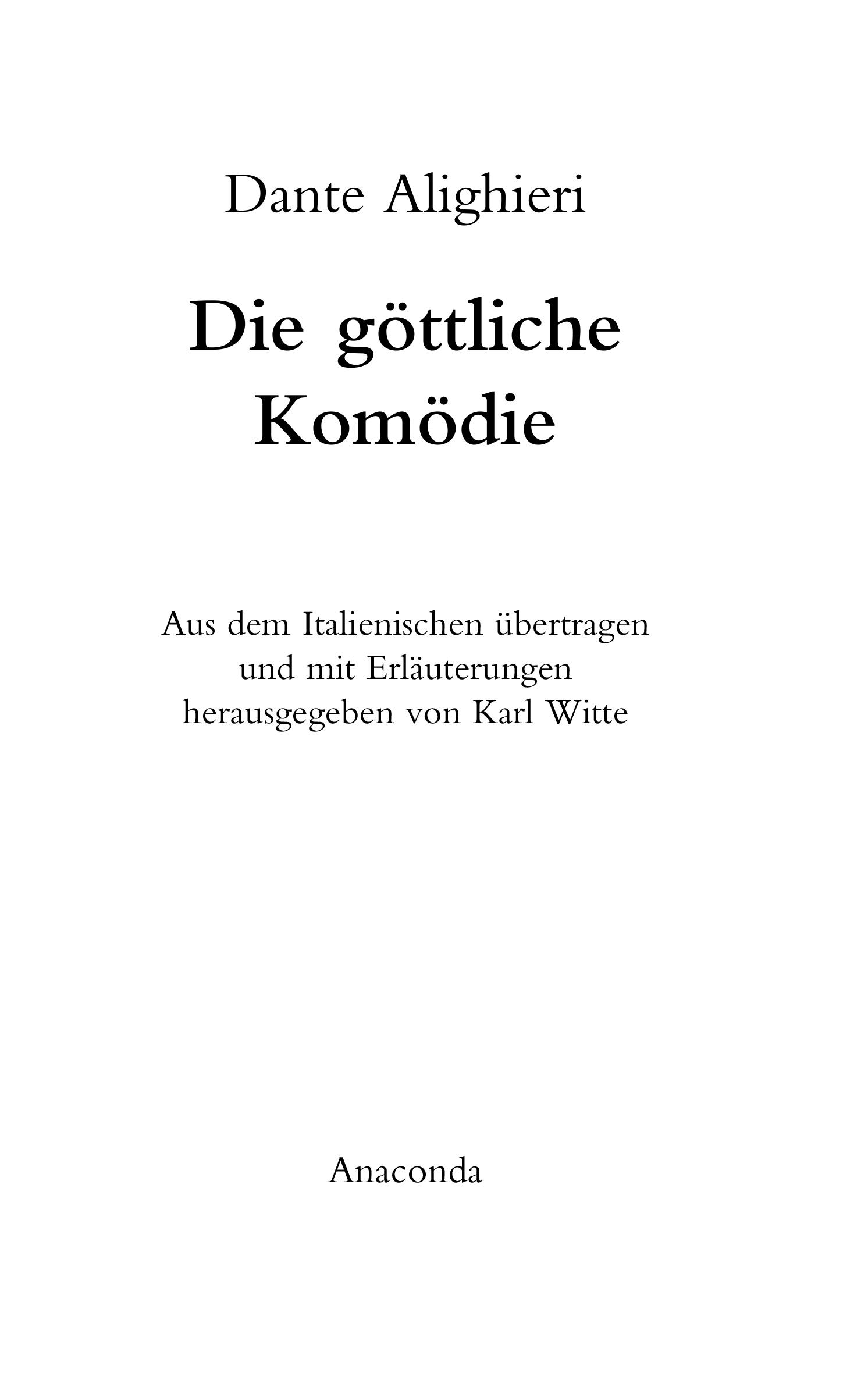 Bild: 9783938484111 | Die göttliche Komödie | Dante Alighieri | Buch | 544 S. | Deutsch