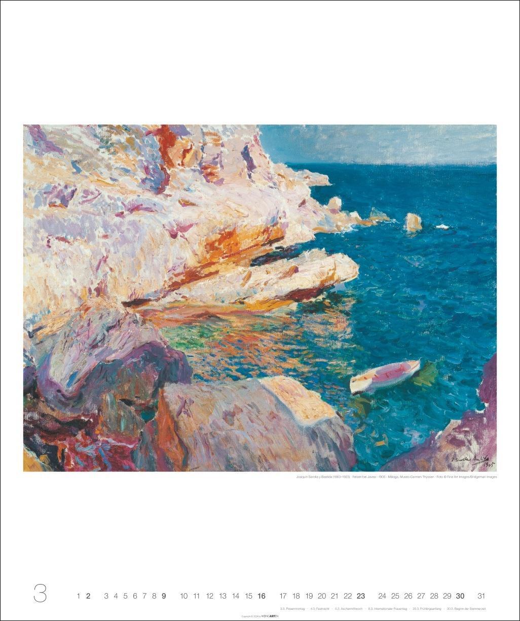 Bild: 9783839901267 | Joaquín Sorolla Edition Kalender 2025 - Sommer · Sonne · Meer | 14 S.