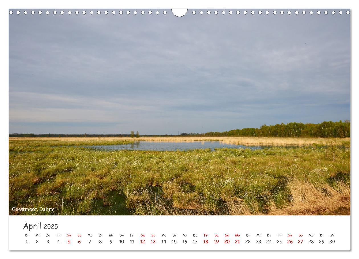 Bild: 9783457228180 | Emsland Impressionen (Wandkalender 2025 DIN A3 quer), CALVENDO...