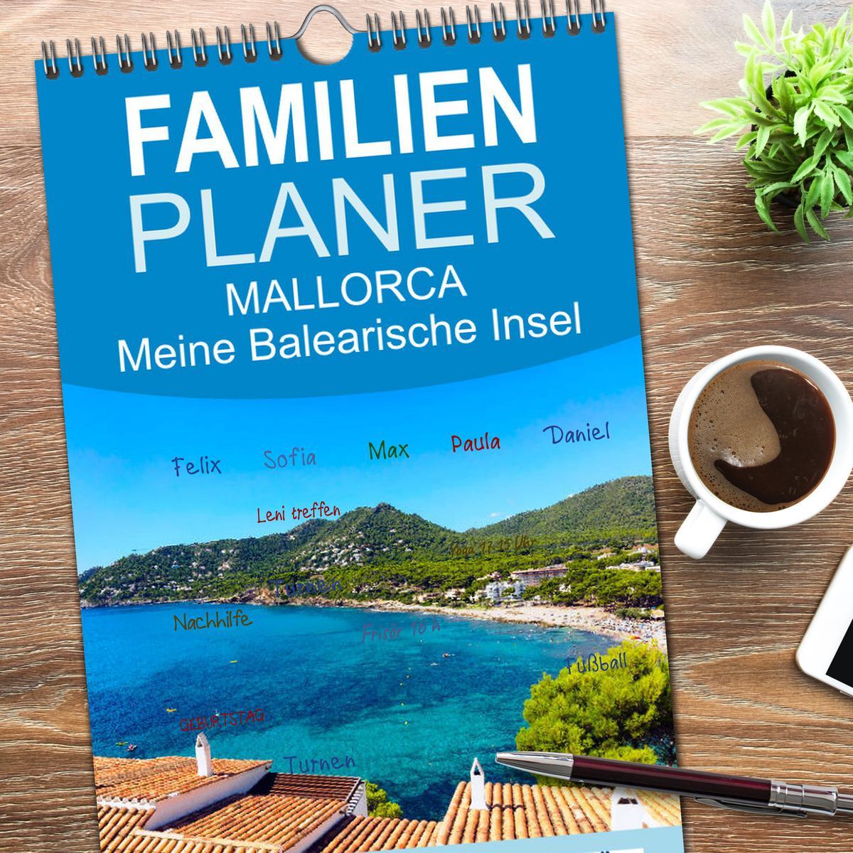 Bild: 9783457108727 | Familienplaner 2025 - MALLORCA, Meine Balearische Insel mit 5...