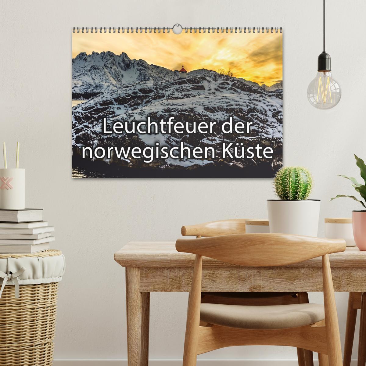 Bild: 9783435751419 | Leuchtfeuer der norwegischen Küste (Wandkalender 2025 DIN A3 quer),...