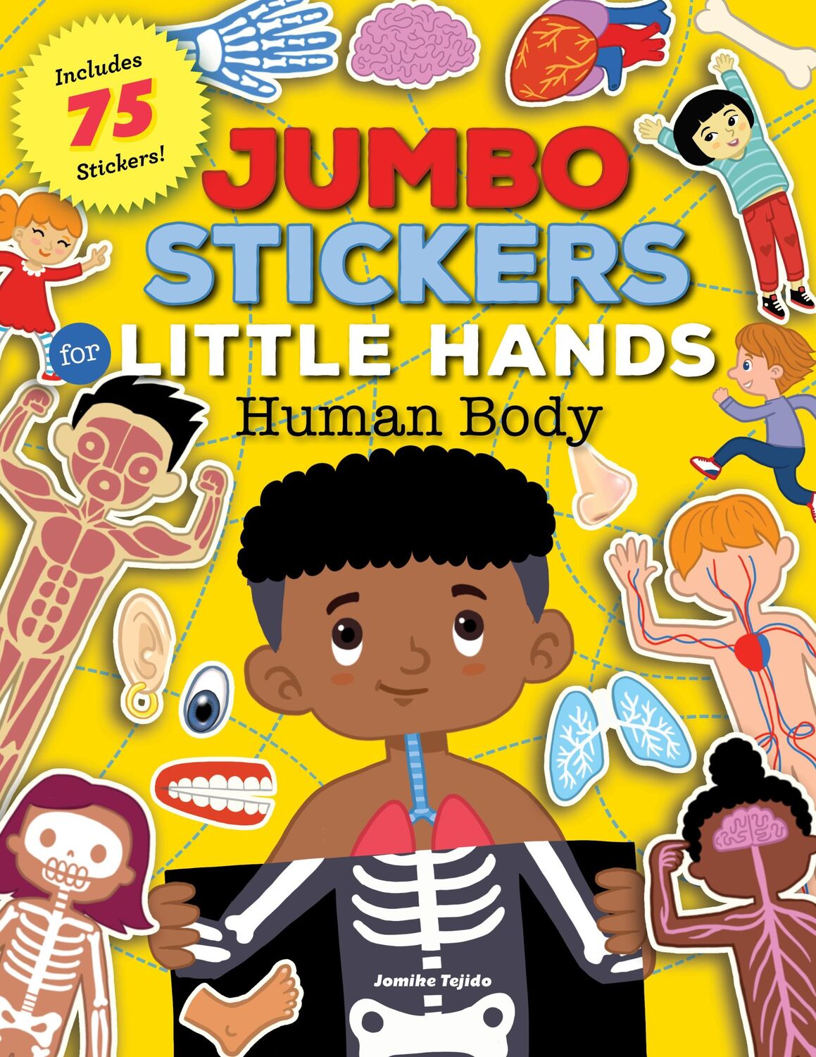 Cover: 9781600589201 | Jumbo Stickers for Little Hands: Human Body | Includes 75 Stickers