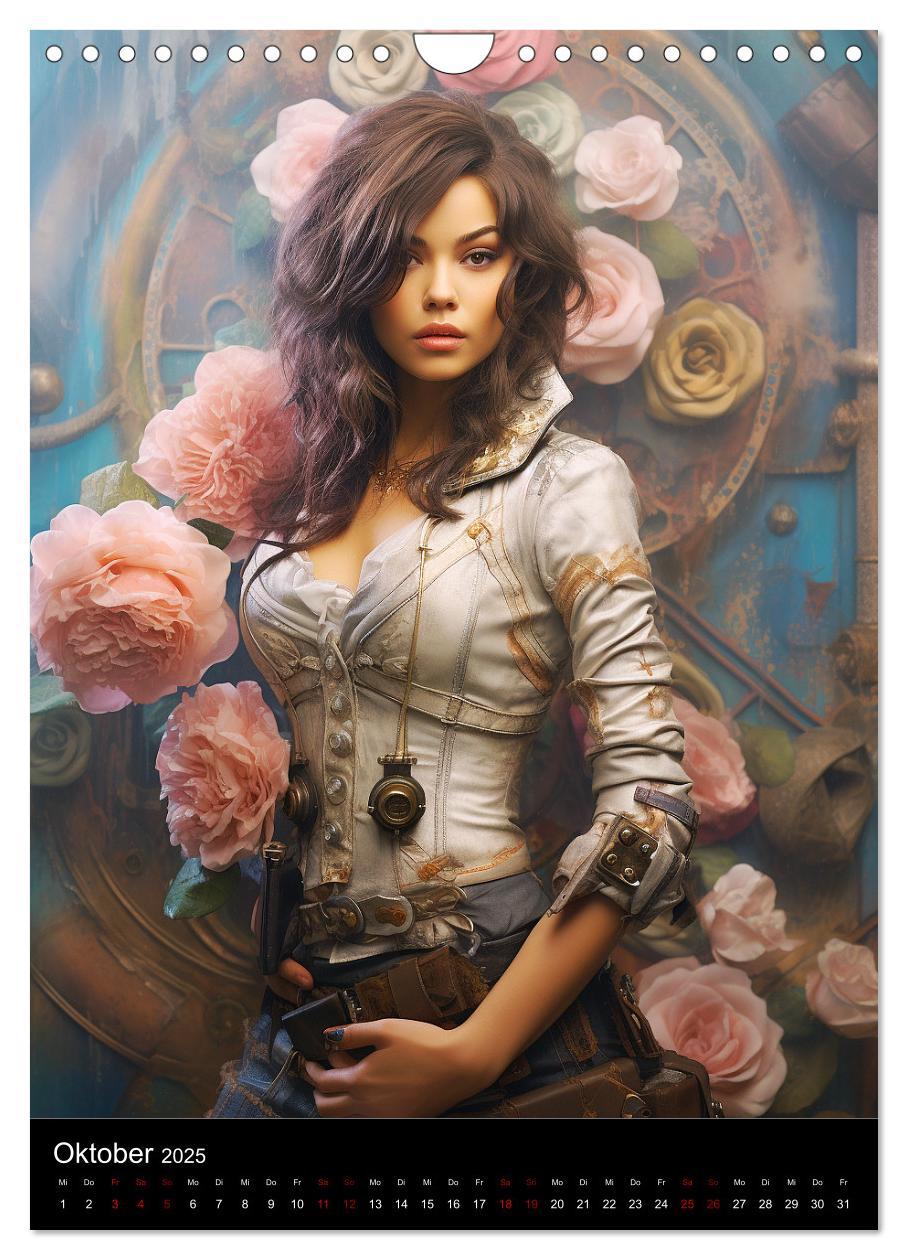 Bild: 9783435860982 | Steampunk. Faszinierend schöne Frauenportraits (Wandkalender 2025...