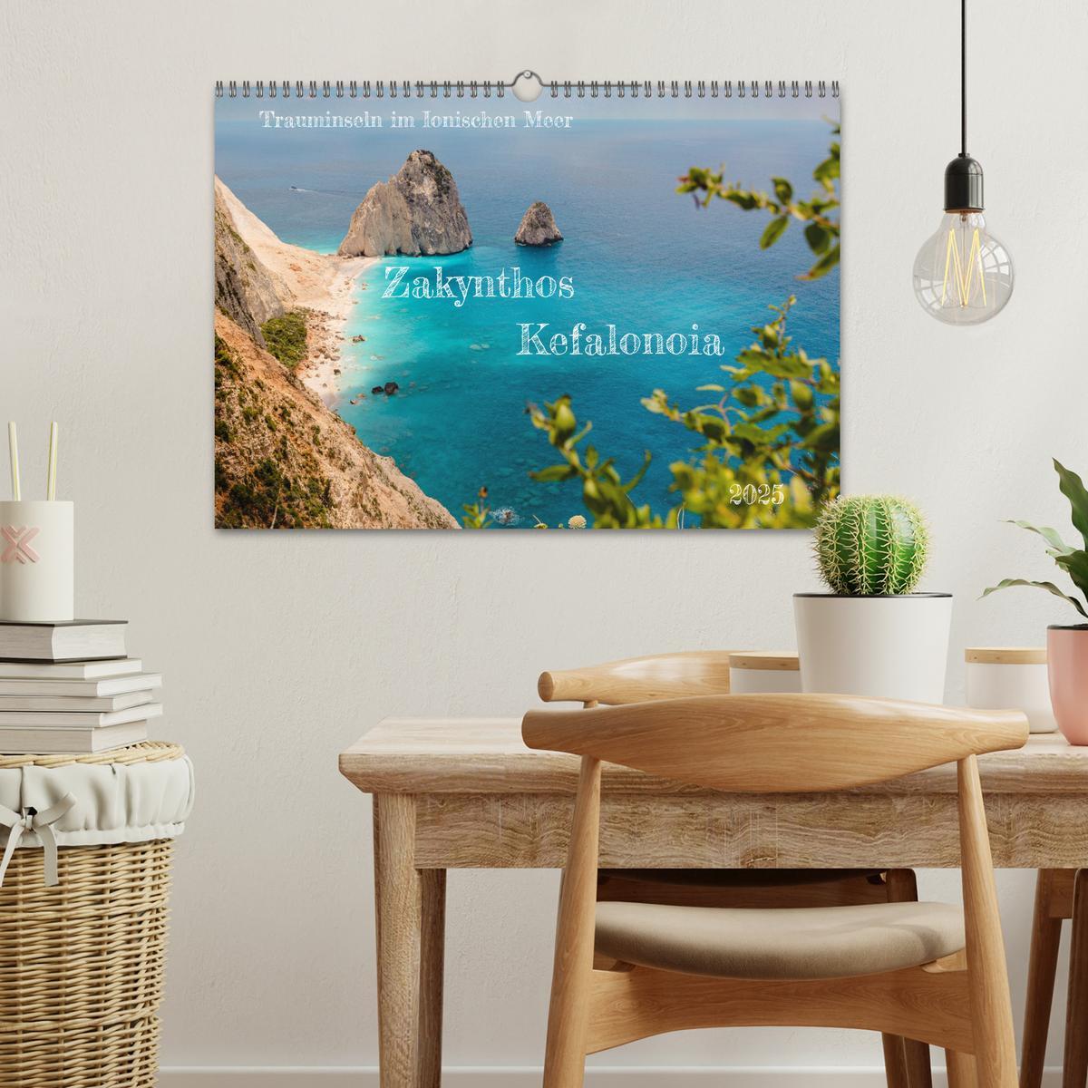 Bild: 9783383955747 | Zakynthos und Kefalonia Trauminseln im Ionischen Meer (Wandkalender...