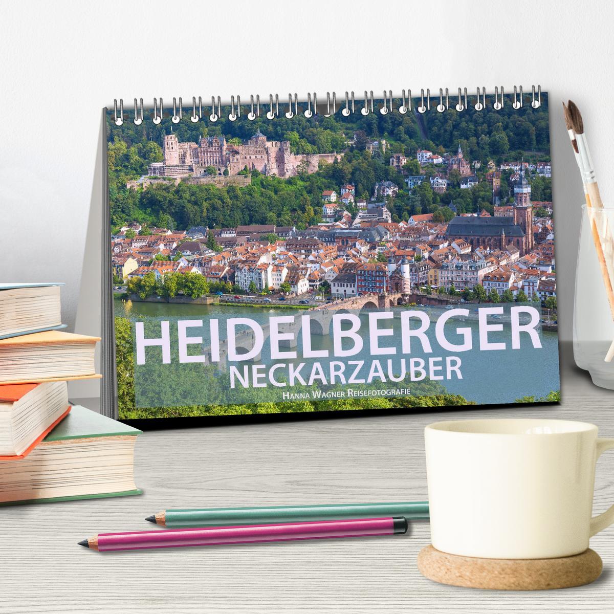 Bild: 9783435330416 | Heidelberger Neckarzauber (Tischkalender 2025 DIN A5 quer),...