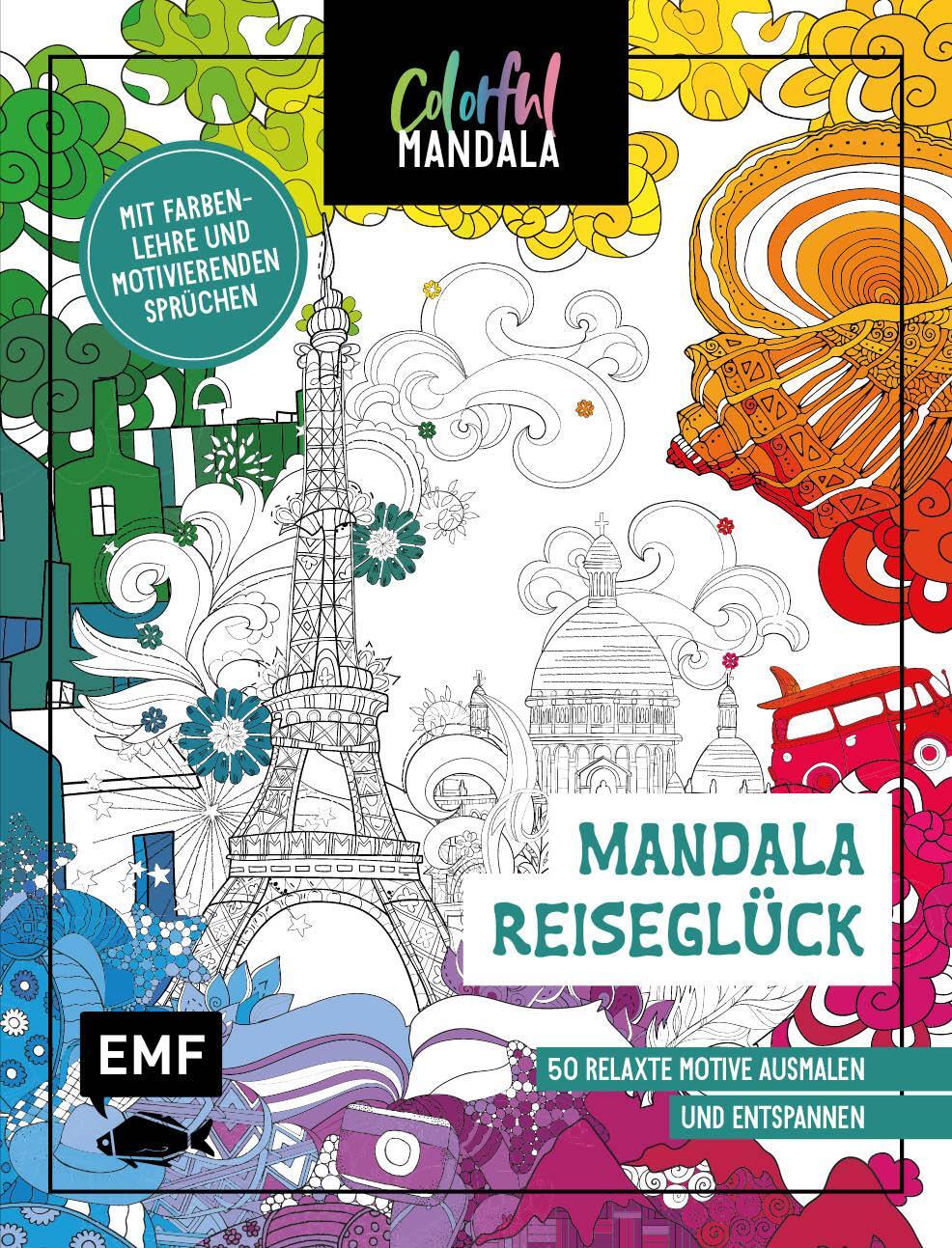 Cover: 9783745915341 | Colorful Mandala - Mandala - Reiseglück | Taschenbuch | Deutsch | 2023