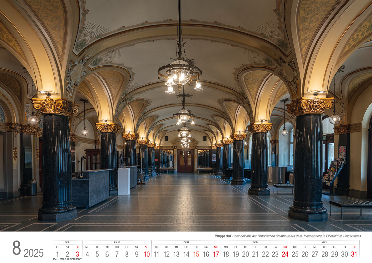 Bild: 9783965352278 | Wuppertal 2025 Bildkalender A3 Spiralbindung | Holger Klaes | Kalender