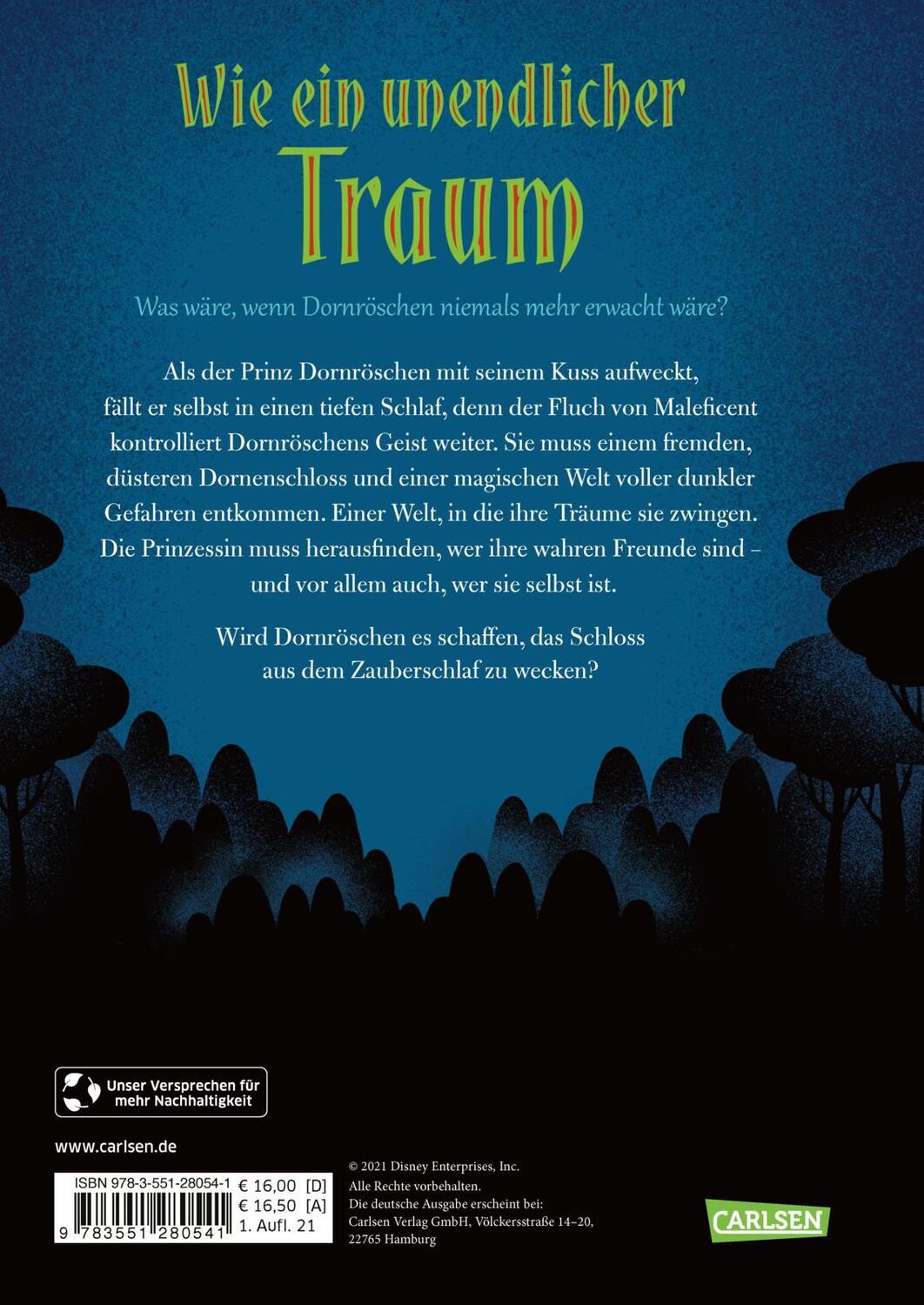 Rückseite: 9783551280541 | Disney. Twisted Tales: Wie ein unendlicher Traum (Dornröschen) | Buch