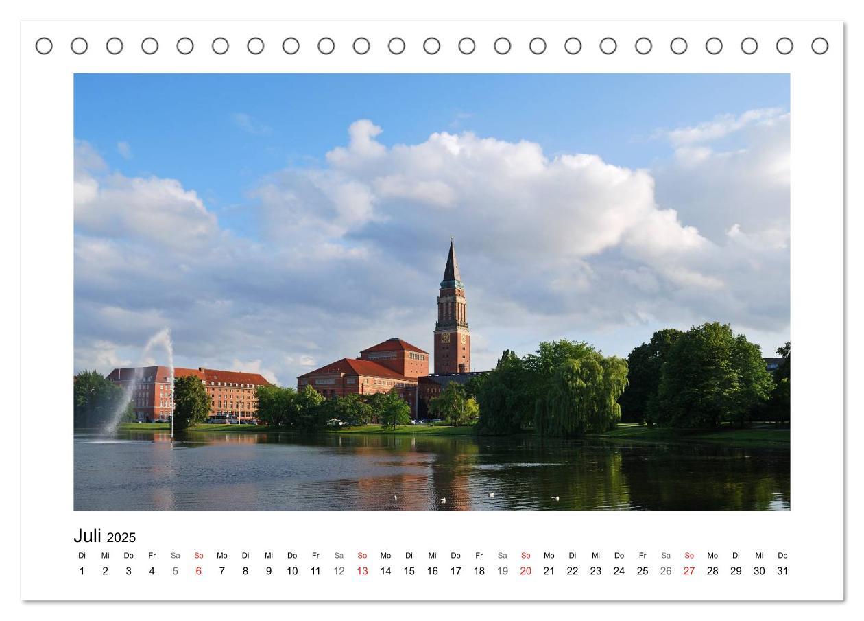 Bild: 9783435798810 | Kiel und Umland (Tischkalender 2025 DIN A5 quer), CALVENDO...