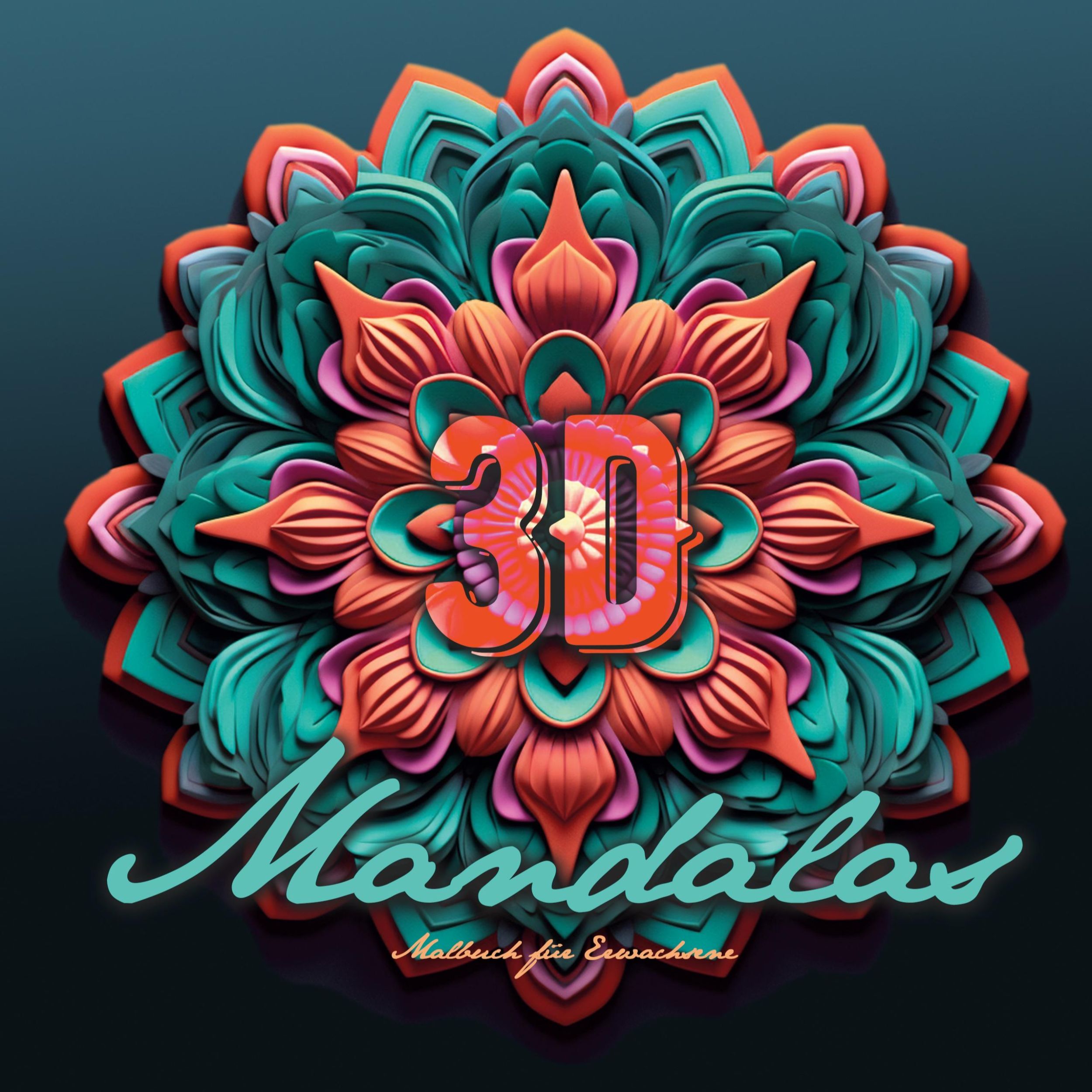 Cover: 9783752984897 | 3D Mandalas Coloring Book for Adults | Monsoon Publishing | Buch