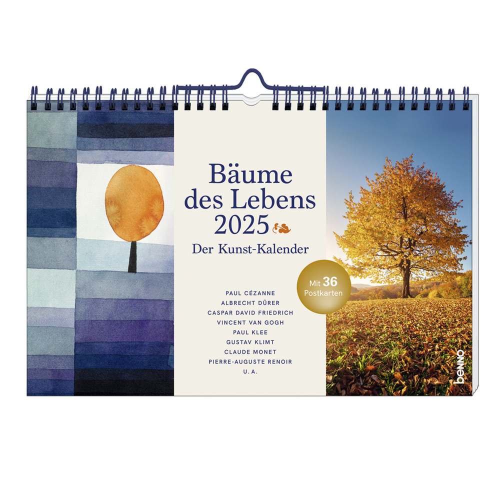 Cover: 9783746265247 | Bäume des Lebens 2025 | Der Kunst-Kalender mit 36 Postkarten | 12 S.