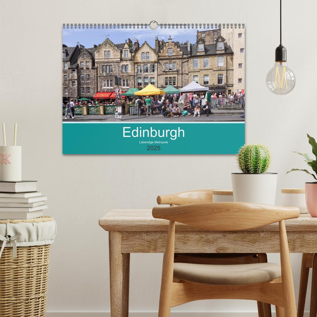 Bild: 9783435204489 | Edinburgh - Lebendige Metropole (Wandkalender 2025 DIN A3 quer),...