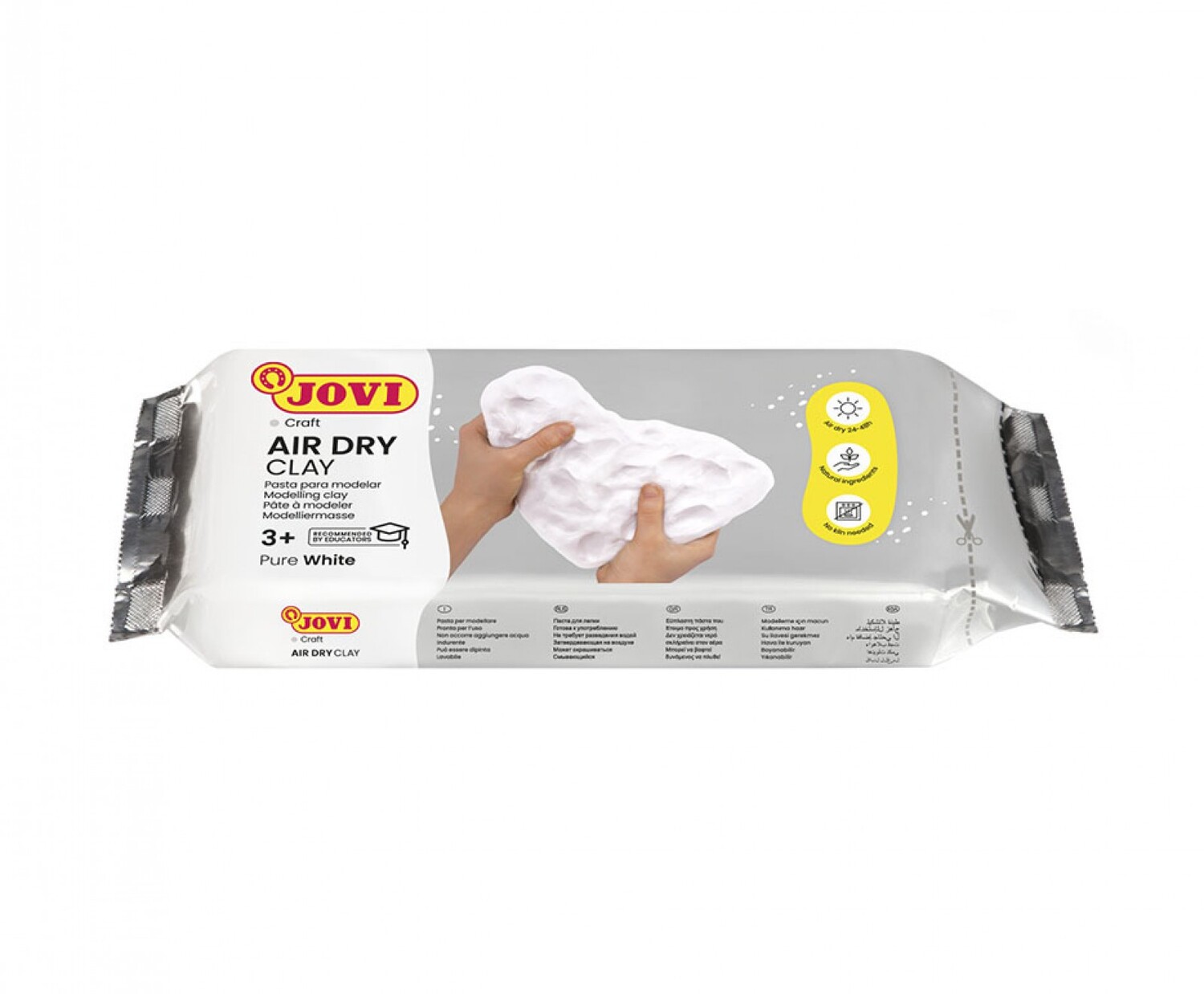 Cover: 8412027001267 | JOVI Air Dry Clay Modelliermasse lufthärtend 500 g weiss | 85-JV