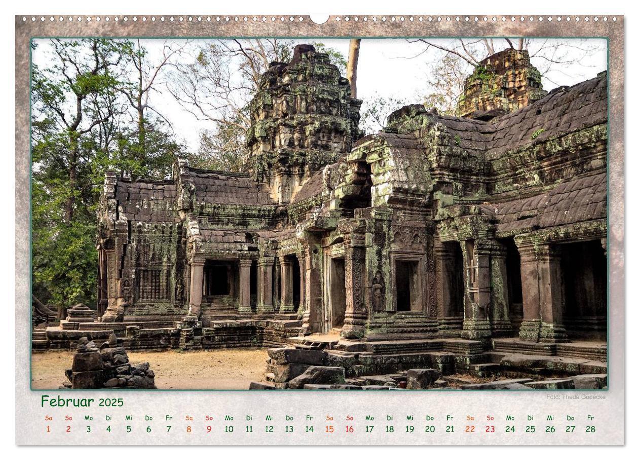 Bild: 9783435471119 | Kambodscha, Angkor Thom, Angkor Wat und Bayon (Wandkalender 2025...