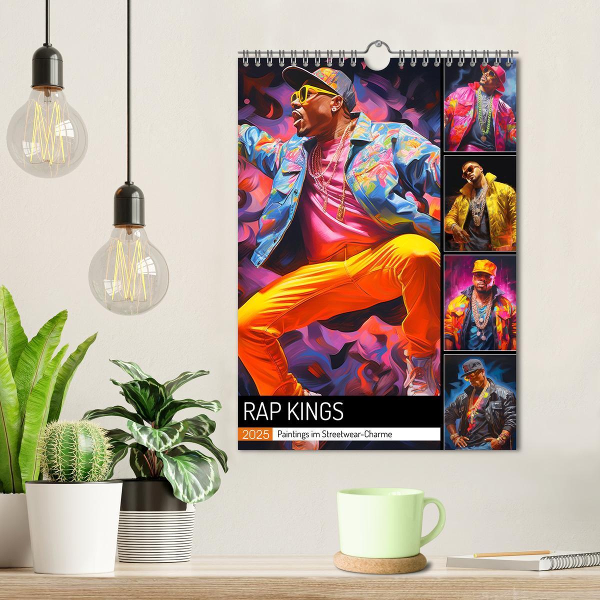 Bild: 9783435860524 | Rap Kings. Paintings im Streetwear-Charme (Wandkalender 2025 DIN A4...