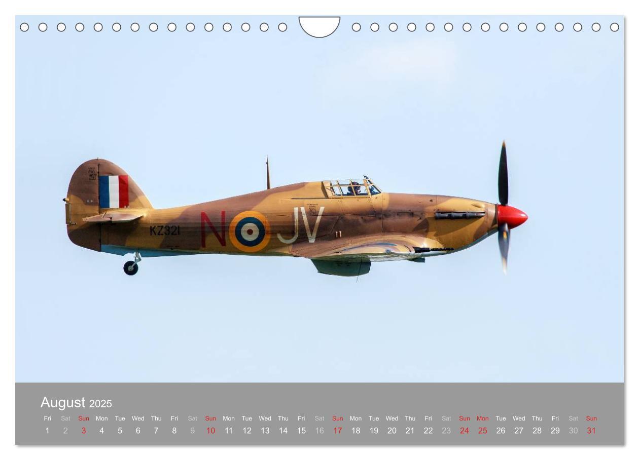 Bild: 9781325964604 | The Flying Legends (Wall Calendar 2025 DIN A4 landscape), CALVENDO...