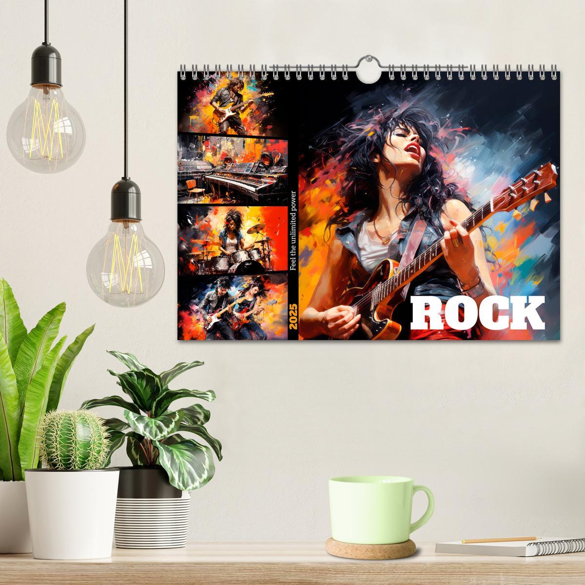 Bild: 9781325999859 | ROCK Feel the unlimited power (Wall Calendar 2025 DIN A4...