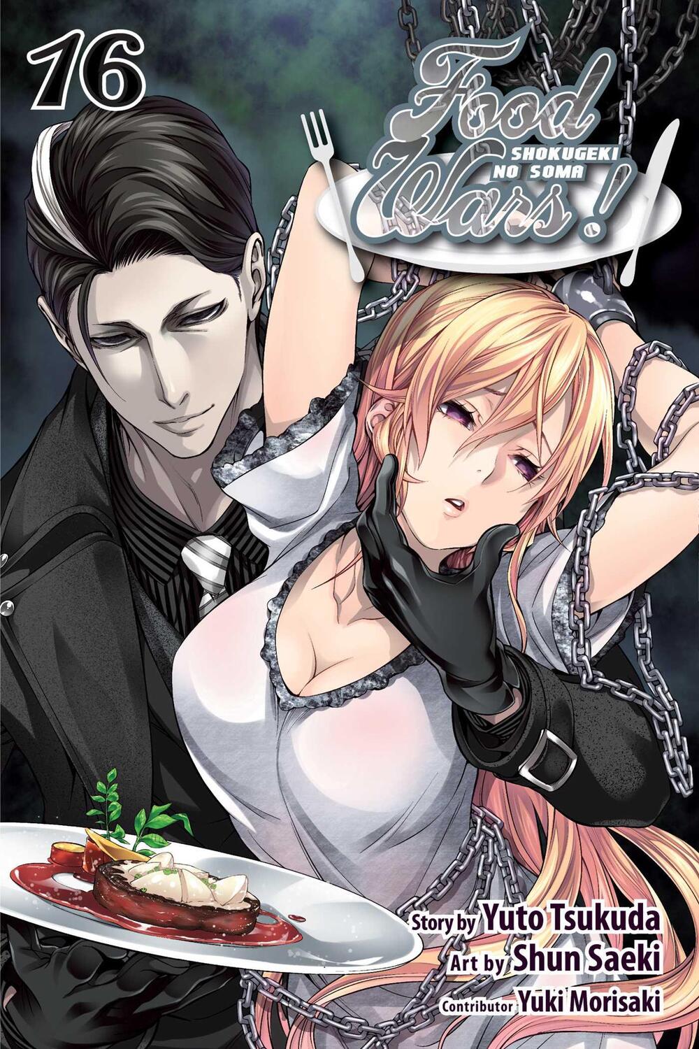 Cover: 9781421590189 | Food Wars!: Shokugeki no Soma, Vol. 16 | Captured Queen | Yuto Tsukuda