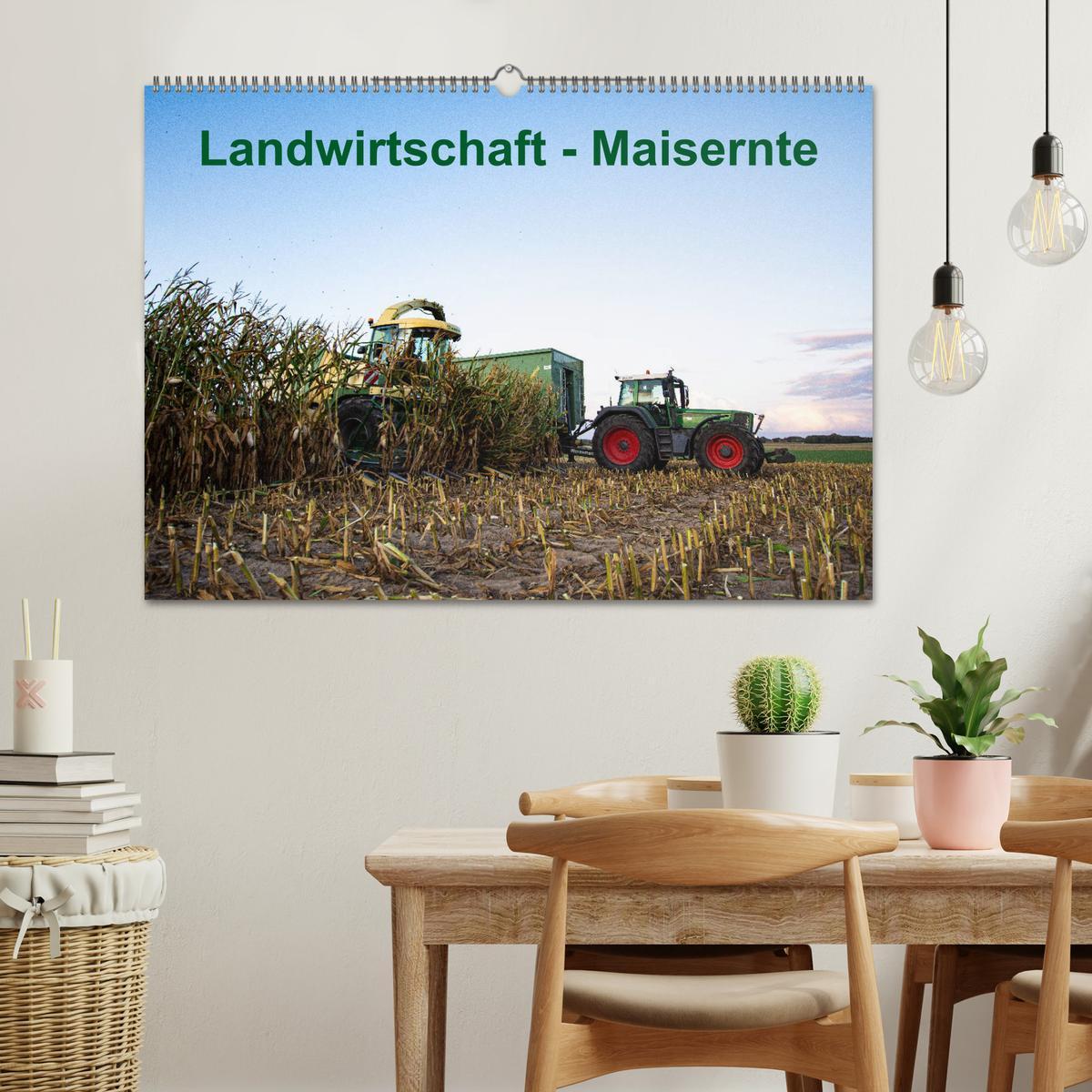 Bild: 9783435183630 | Landwirtschaft - Maisernte (Wandkalender 2025 DIN A2 quer),...