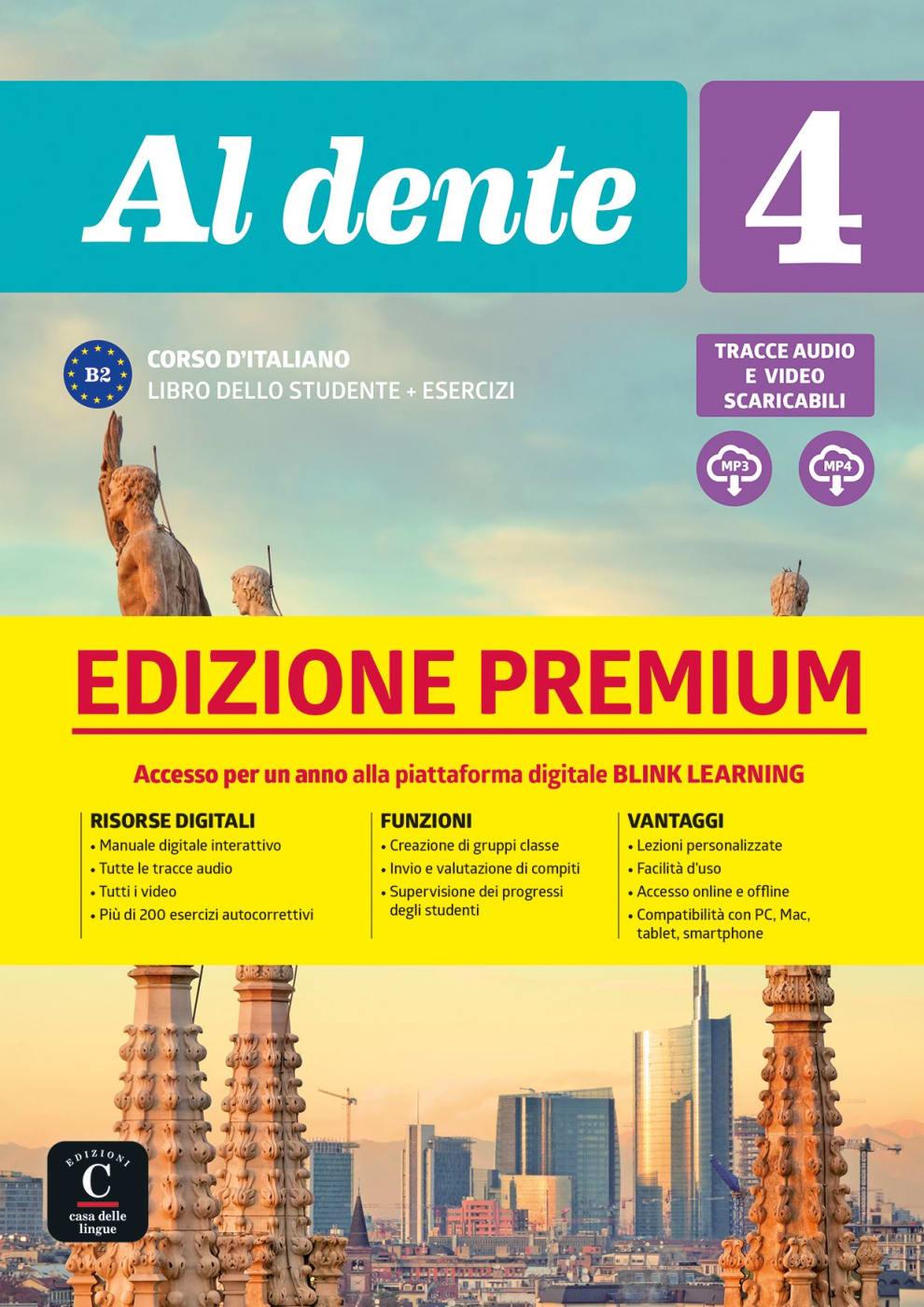 Cover: 9783125253971 | Al dente 4 (B2). Libro dello studente+ esercizi + CD + DVD + Premium