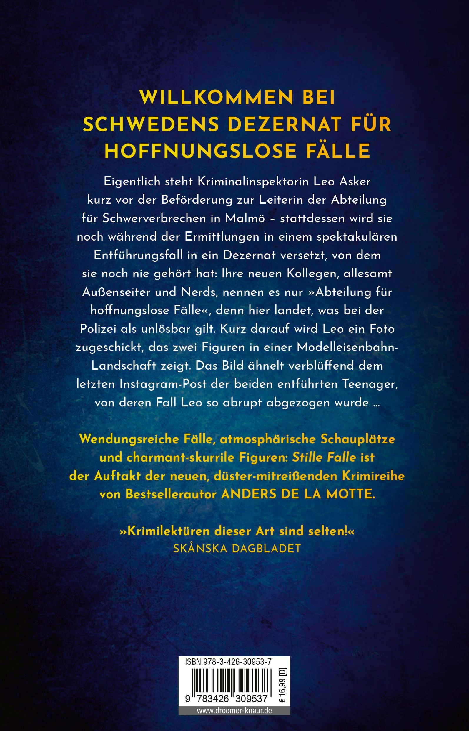 Rückseite: 9783426309537 | Stille Falle | Anders De La Motte | Taschenbuch | 528 S. | Deutsch