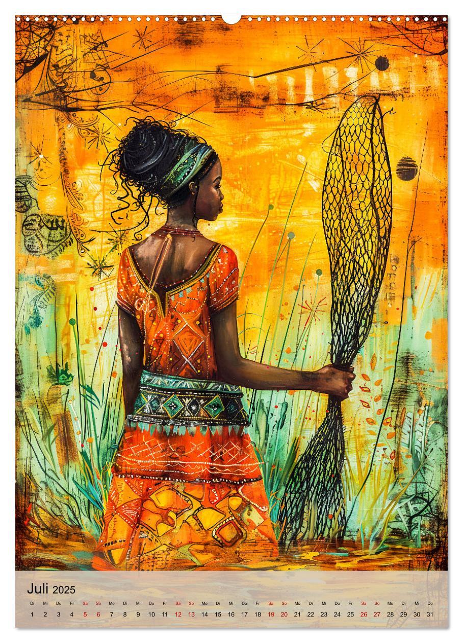 Bild: 9783457194041 | Afrikanische Eleganz - Illustrationen in harmonischen Farben...