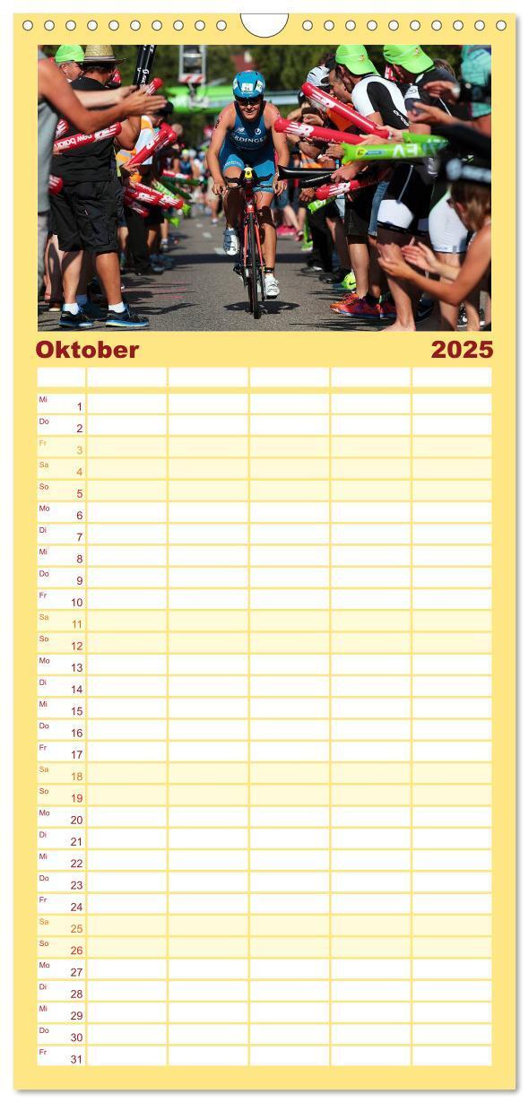 Bild: 9783457113325 | Familienplaner 2025 - TRIATHLON mit 5 Spalten (Wandkalender, 21 x...