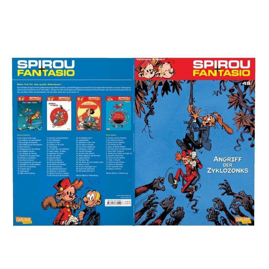 Bild: 9783551774590 | Spirou &amp; Fantasio 49: Angriff der Zyklozonks | Fabien Vehlmann | Buch