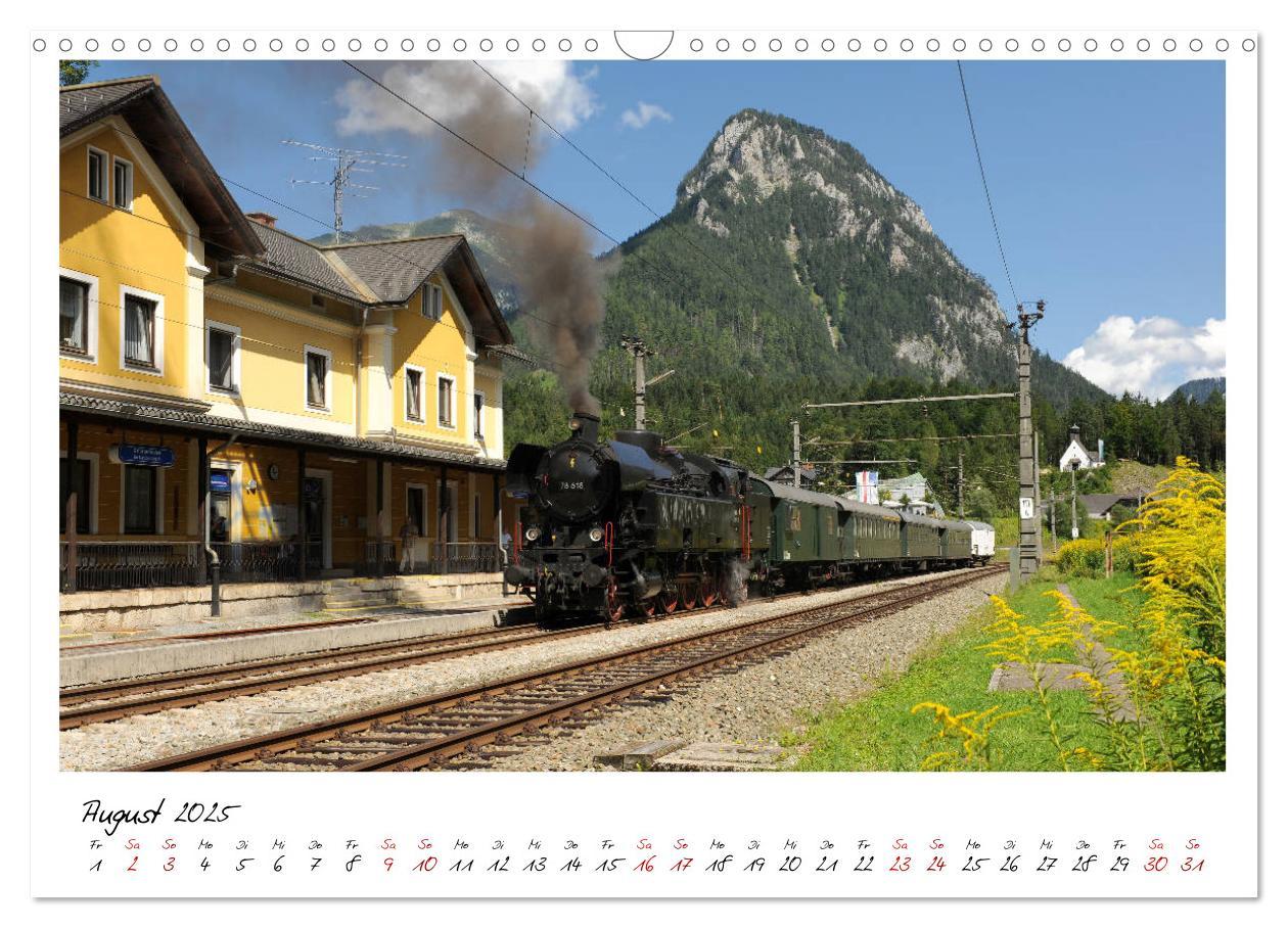 Bild: 9783435347735 | Mit Volldampf durch Österreich (Wandkalender 2025 DIN A3 quer),...