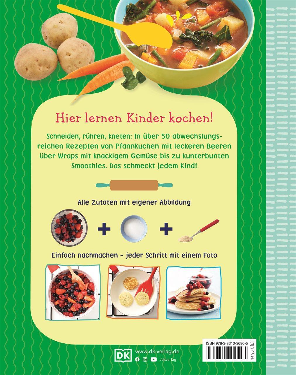 Rückseite: 9783831036905 | Meine erste Kochschule | Kochen und Backen für Kids | Buch | 128 S.