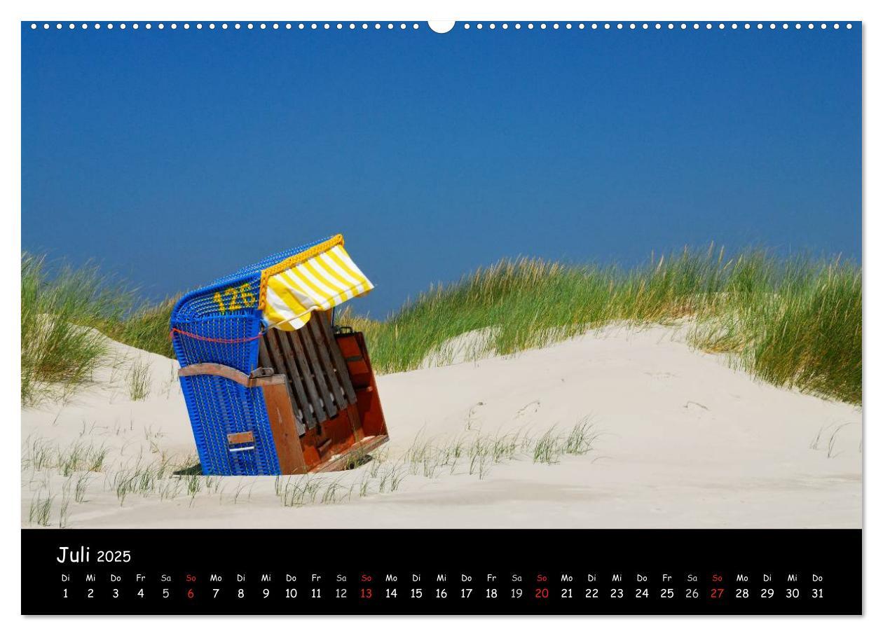 Bild: 9783435826872 | Amrum (Wandkalender 2025 DIN A2 quer), CALVENDO Monatskalender | 2025